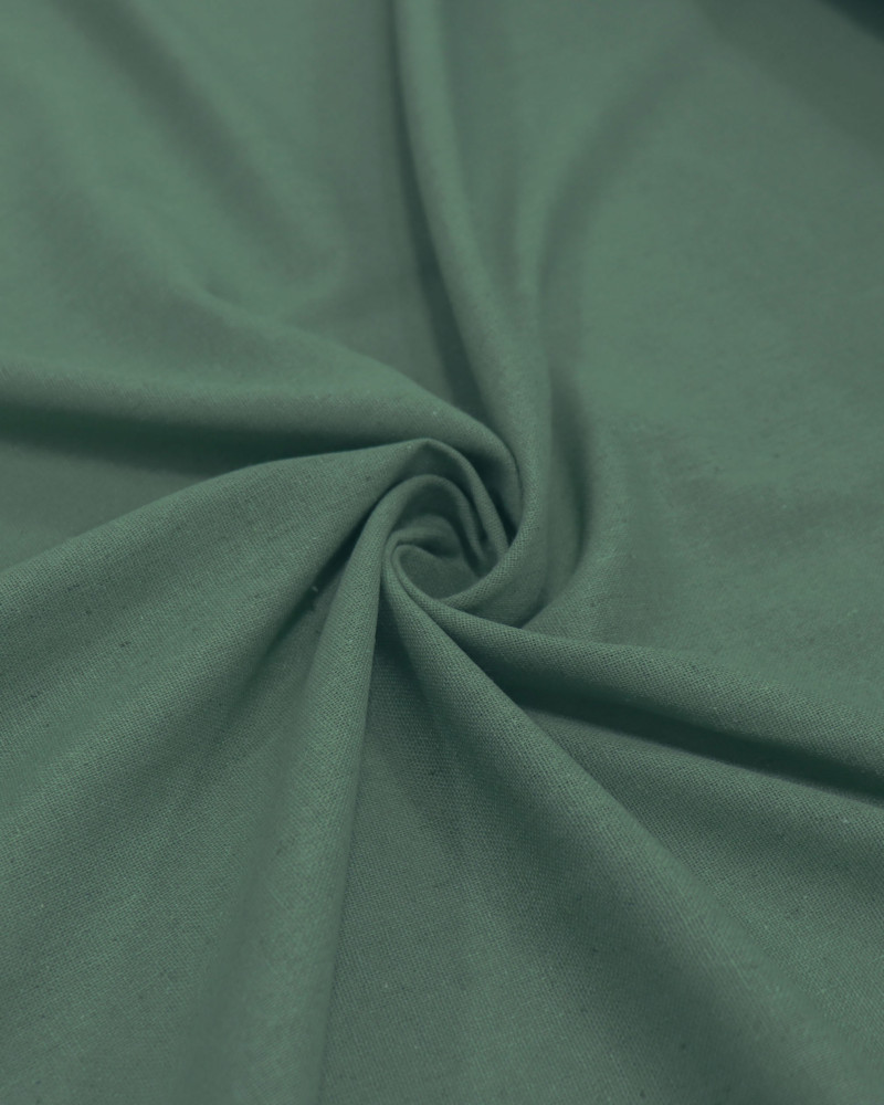 Tecido Linho Misto Rústico Verde Jade (1.9m)