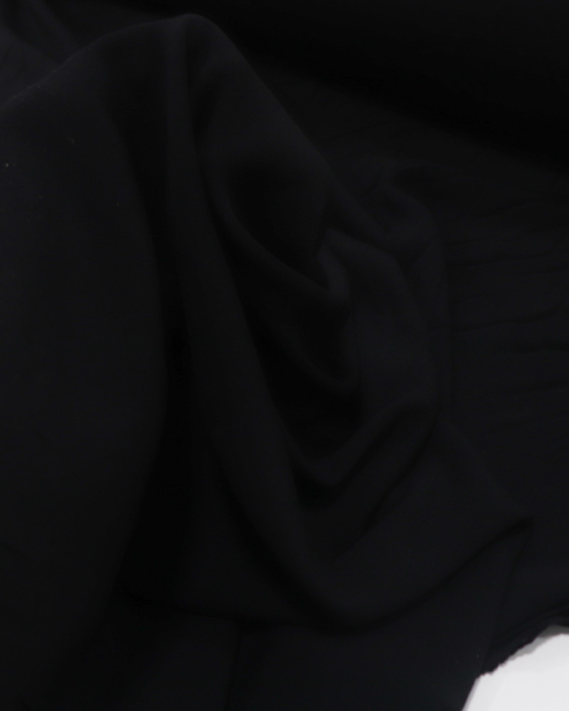 Tecido Crepe de Viscose Mista Preto