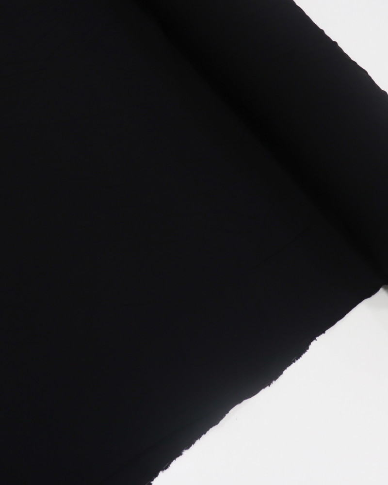 Tecido Crepe de Viscose Mista Preto