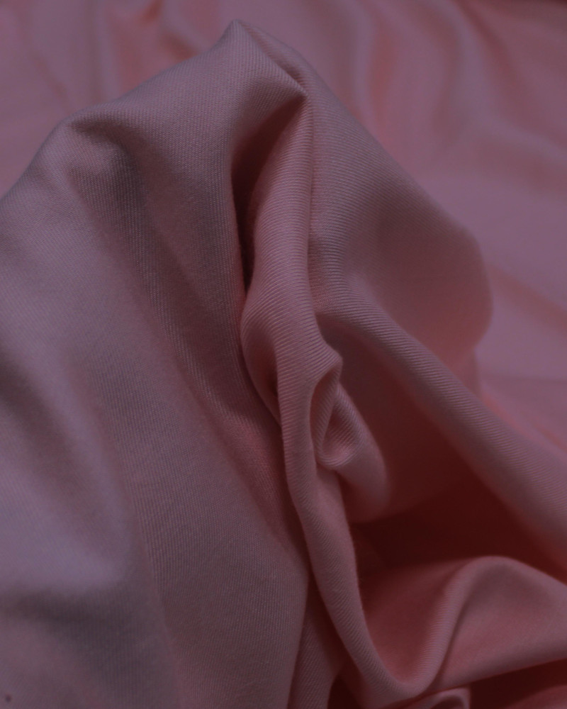 Tecido Viscose Sarjada Rosa Claro