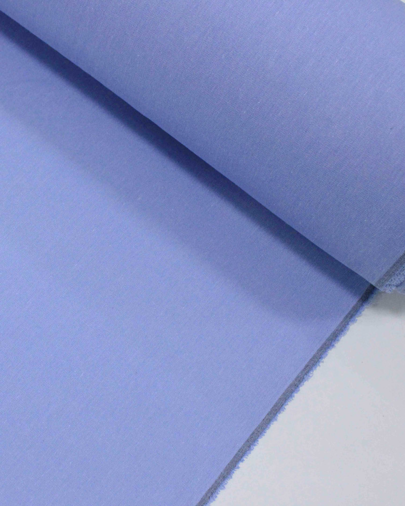 Tecido Linho Misto Rústico com Elastano Azul Céu