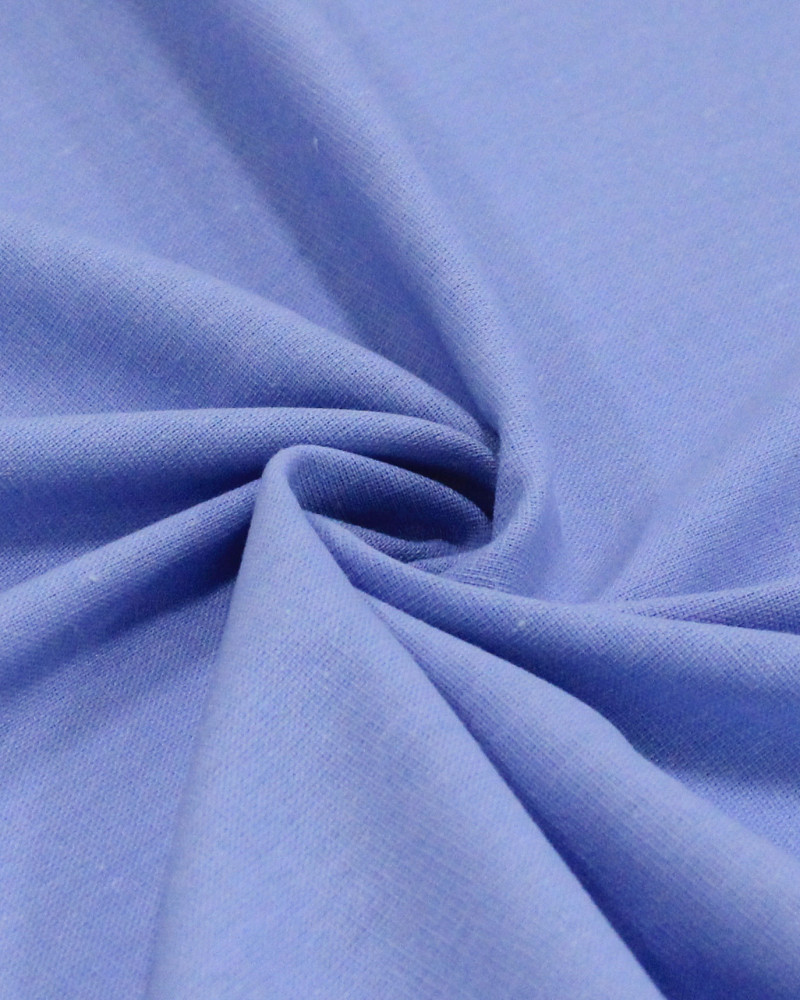 Tecido Linho Misto Rústico com Elastano Azul Céu