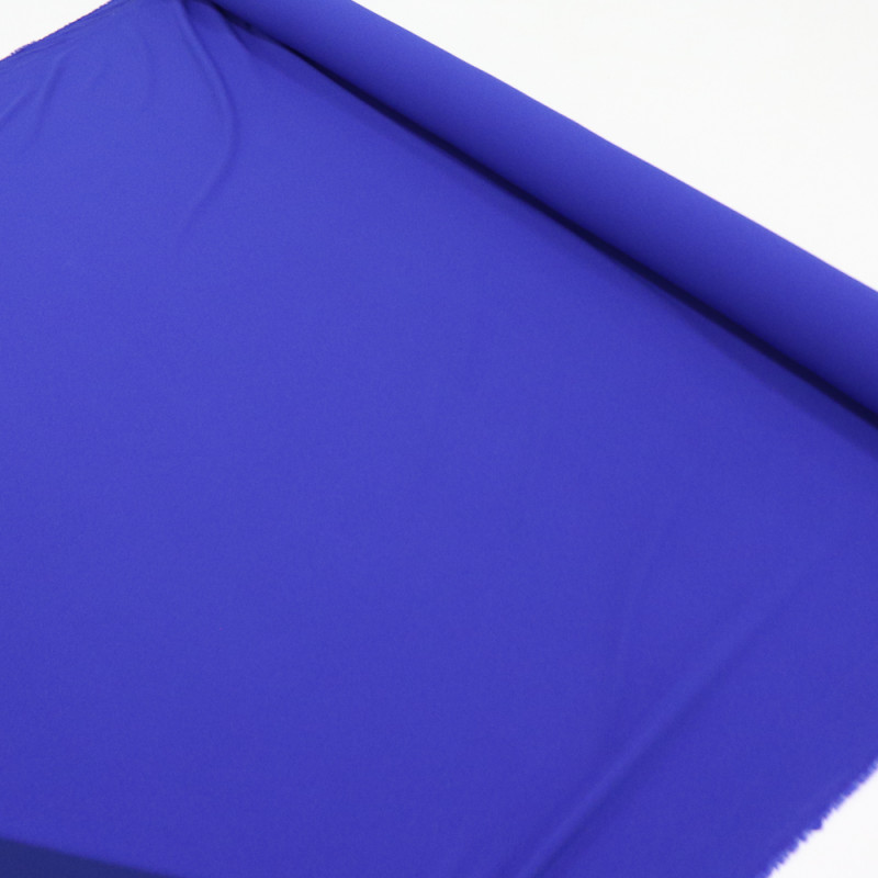Tecido Crepe Bubble Azul Royal
