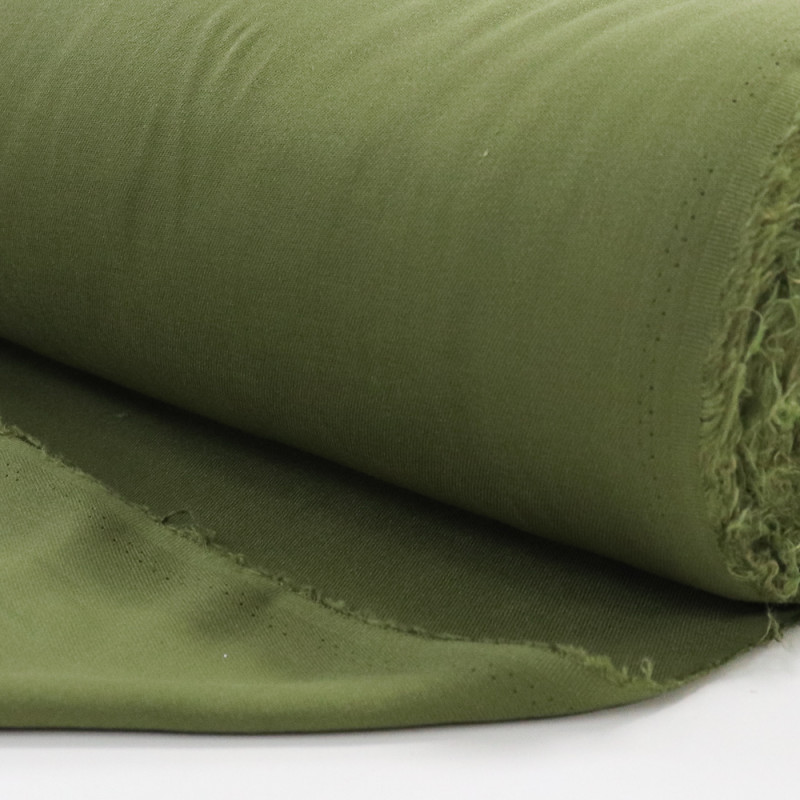 Tecido Viscose Sarjada Verde Musgo (0.5m)
