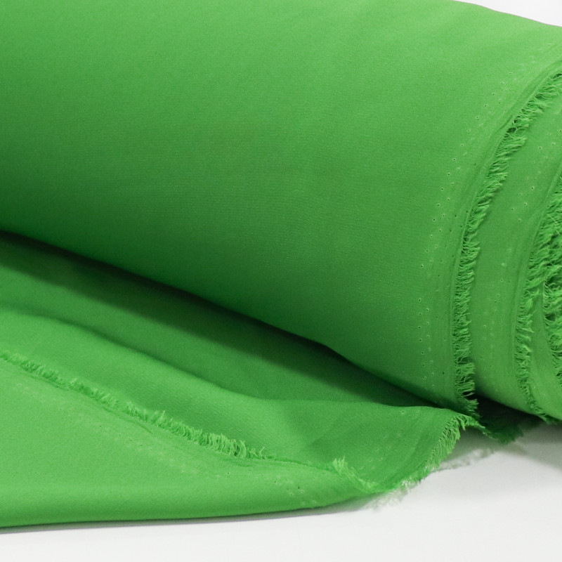Tecido Crepe GGT Fino Verde Folha