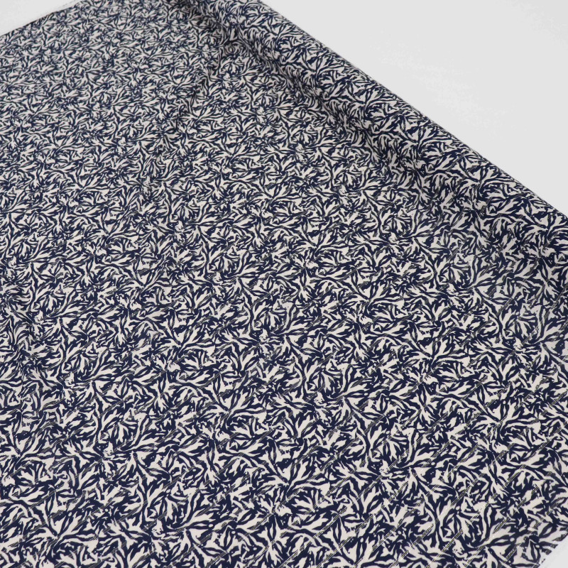 Tecido Viscose Fina Italiana Listras em Lurex