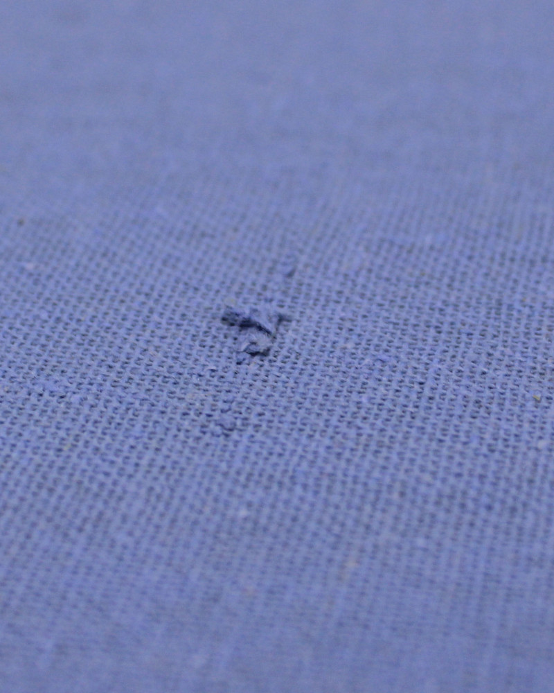 Tecido Linho Misto Rústico Azul Ardosia (Com Leves Defeitos)