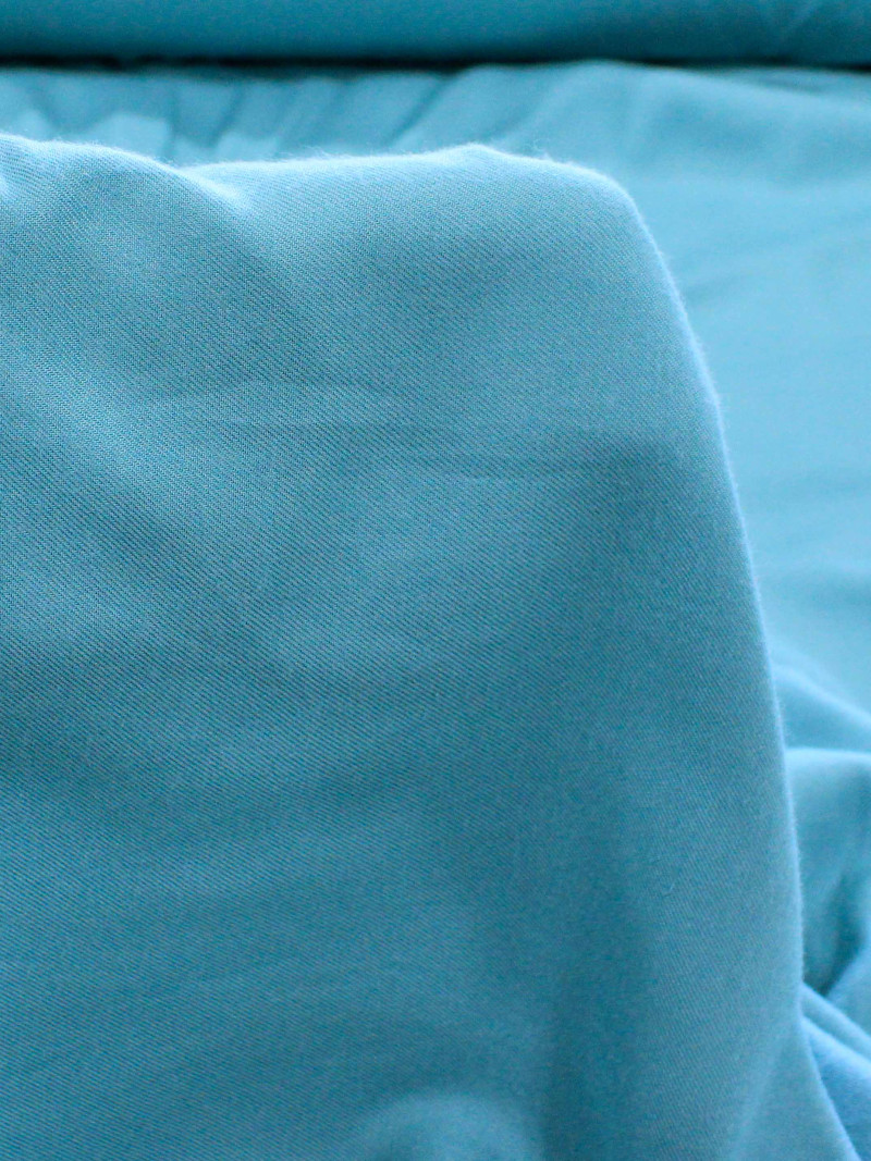 Tecido Viscose Sarjada Verde agua
