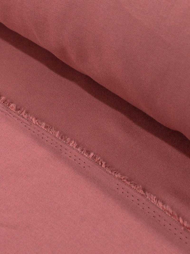 Tecido Viscose Sarjada Rosé Forte