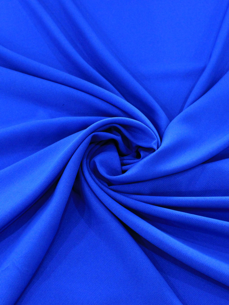 Tecido Crepe Salinas Sarjado Azul Royal