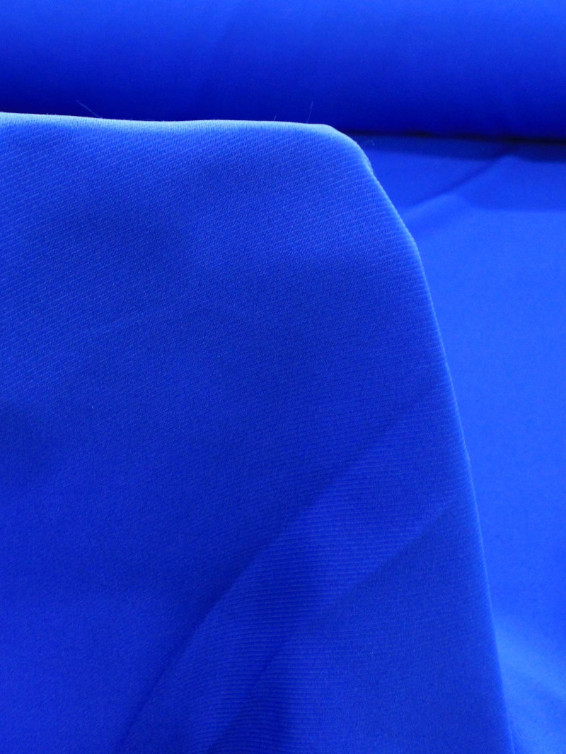 Tecido Crepe Salinas Sarjado Azul Royal
