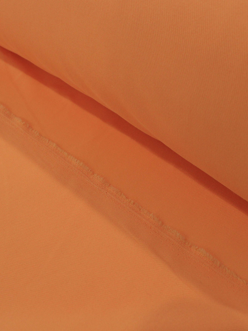 Tecido Crepe Salinas Sarjada Laranja Claro