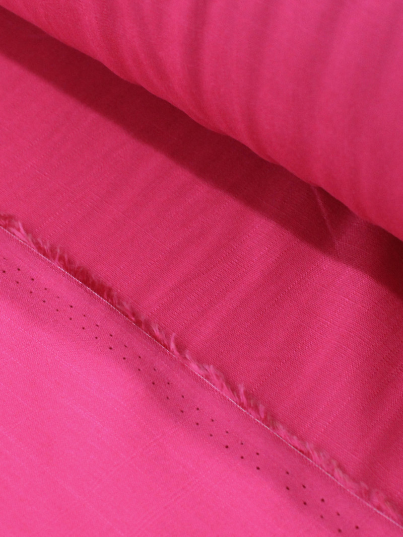 Tecido Viscose Texturizada Rosa Pink