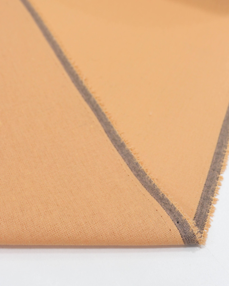 Tecido Linho Misto Rústico Salmão (0.8m)