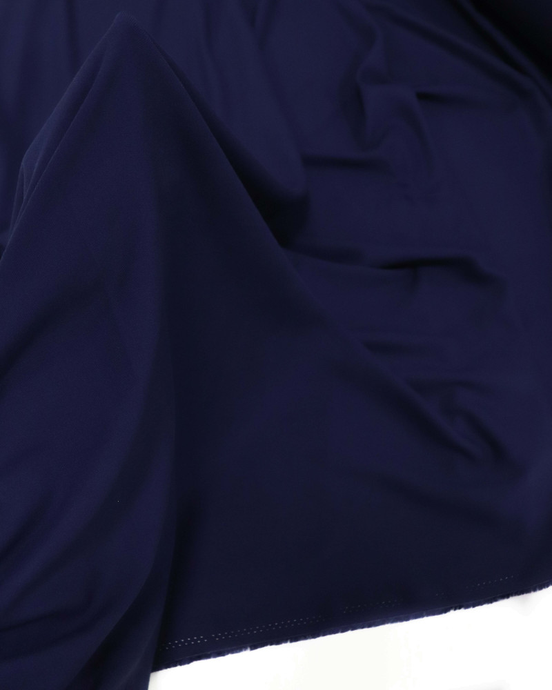 Tecido Viscose Sarjada Azul Marinho Noite (0.6m)