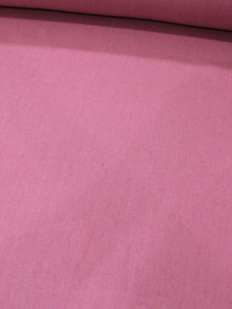 Tecido Linho Misto Rosa Queimado Escuro