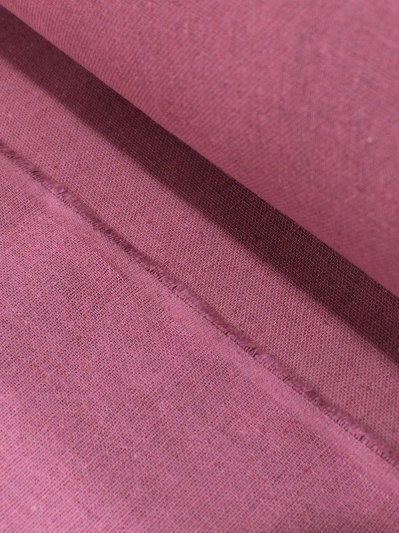 Tecido Linho Misto Rosa Queimado Escuro