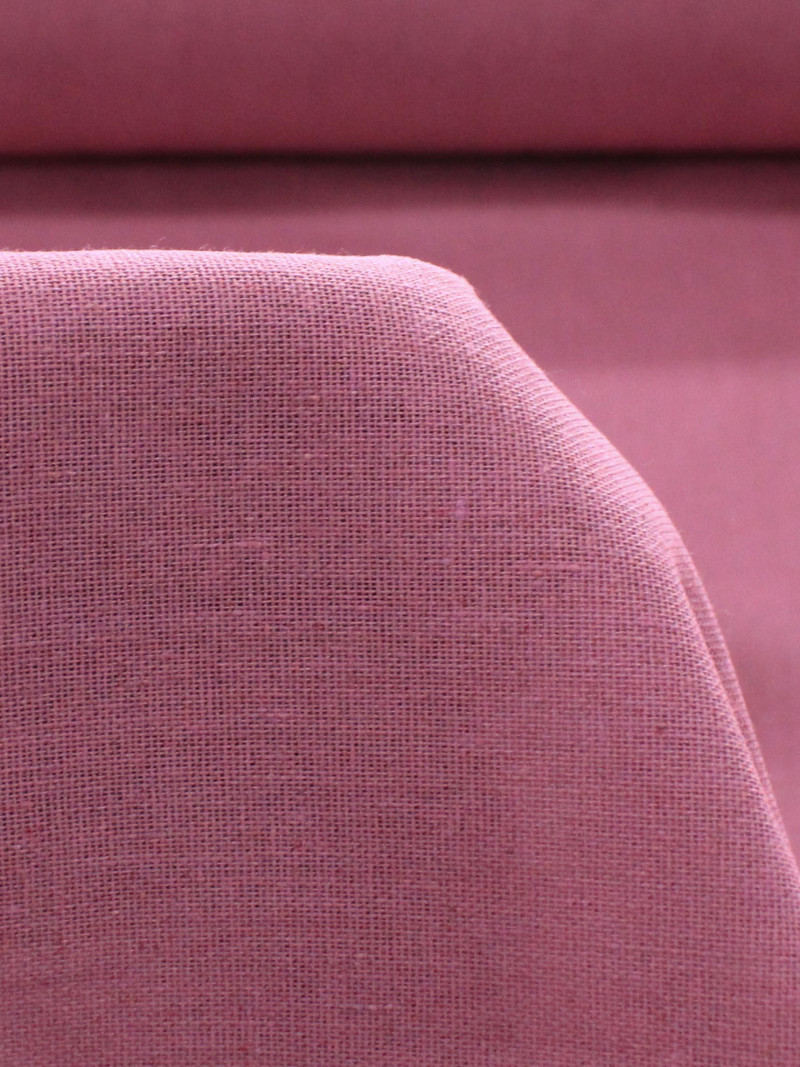 Tecido Linho Misto Rosa Queimado Escuro