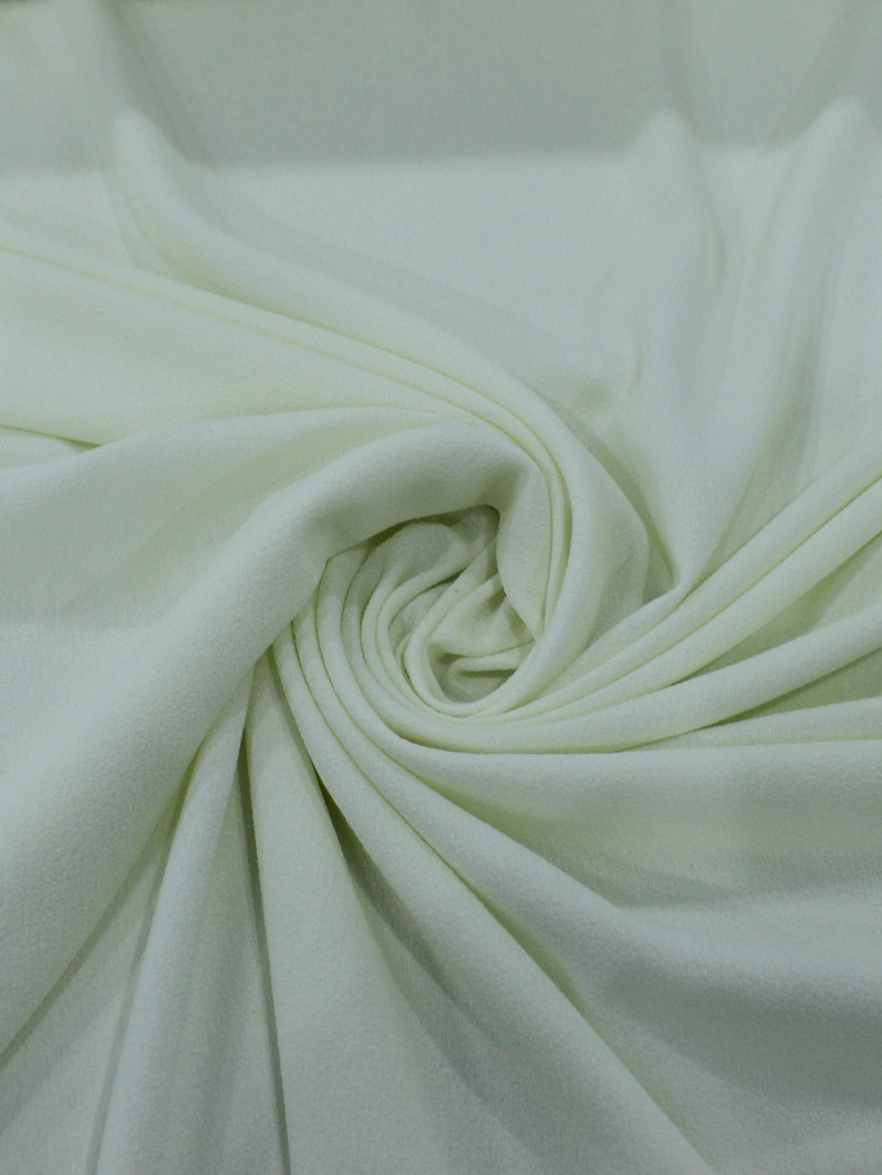 Tecido Crepe Encorpado Com Elastano Offwhite