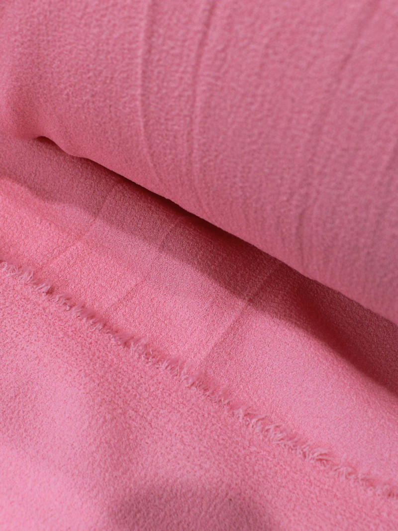Tecido Crepe Encorpado Com Elastano Rosa Bebê