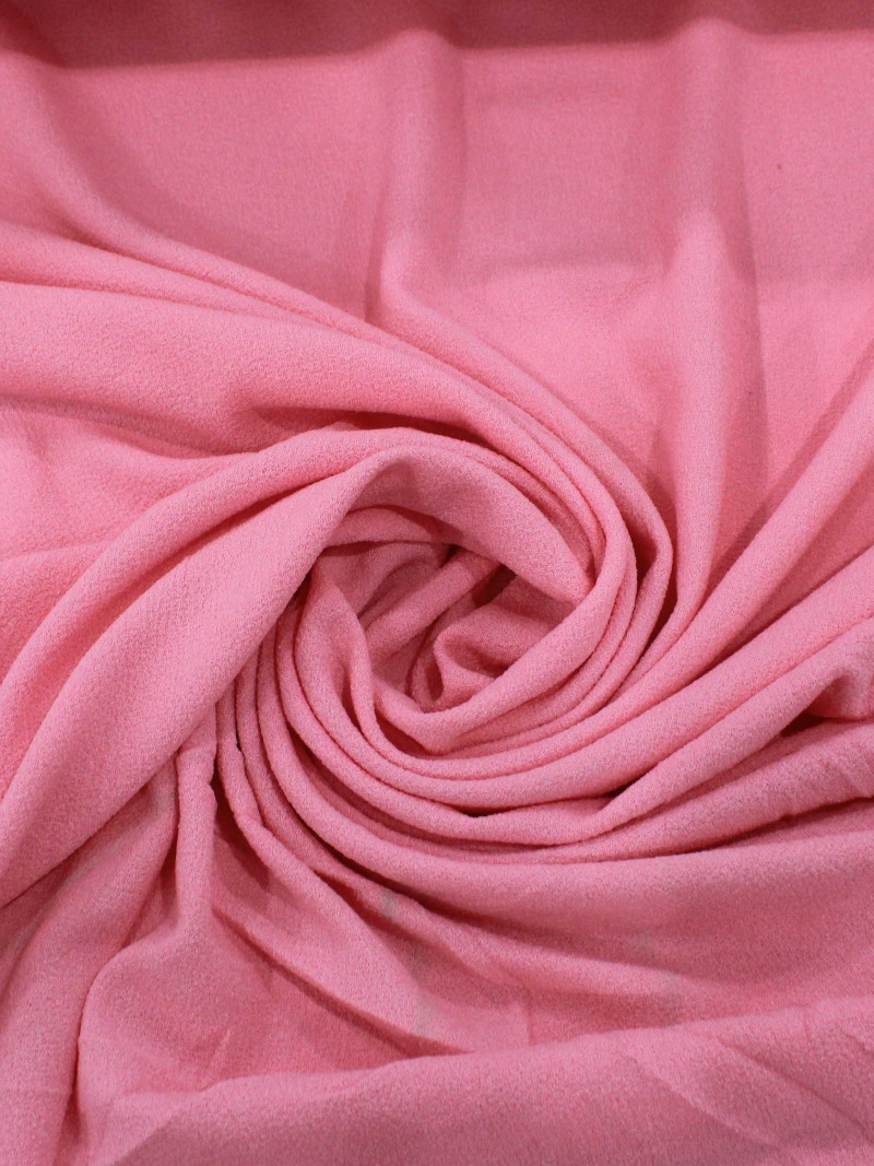 Tecido Crepe Encorpado Com Elastano Rosa Bebê