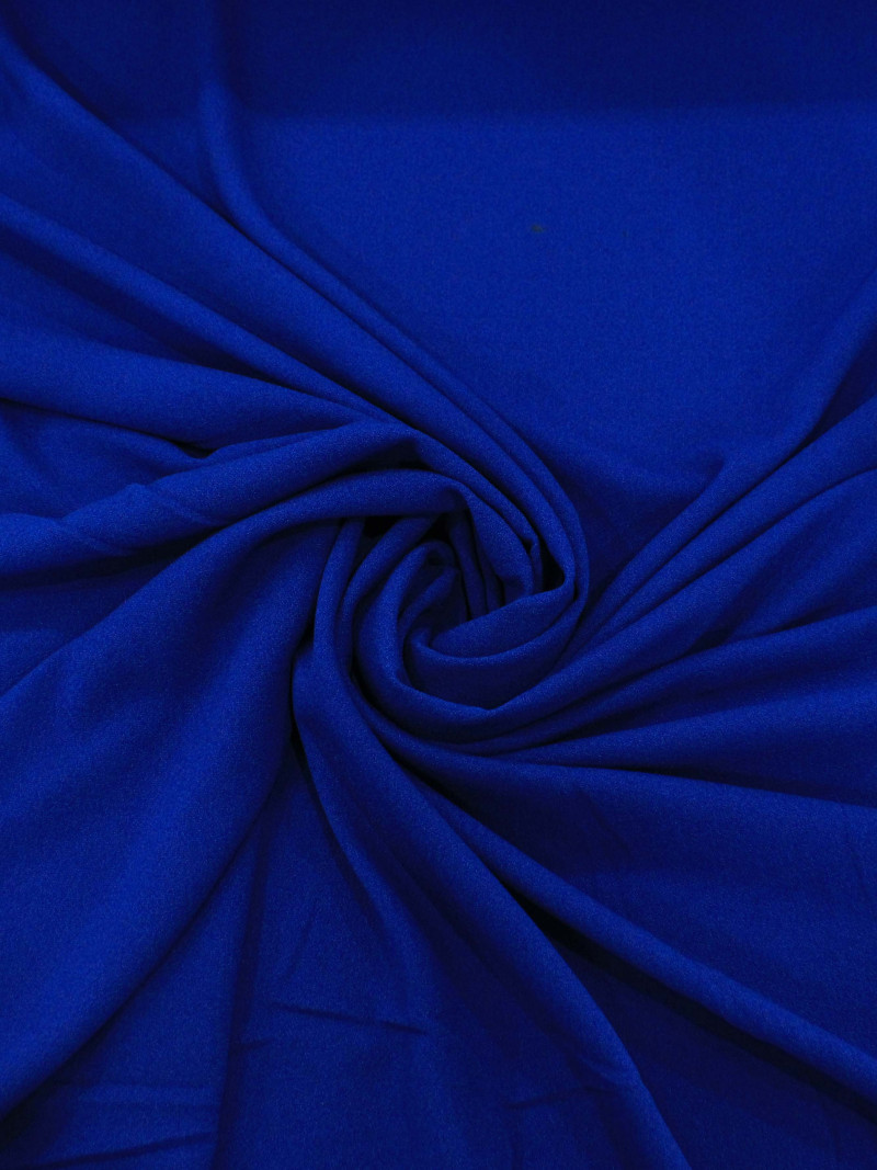 Tecido Crepe Encorpado Com Elastano Azul Petróleo 