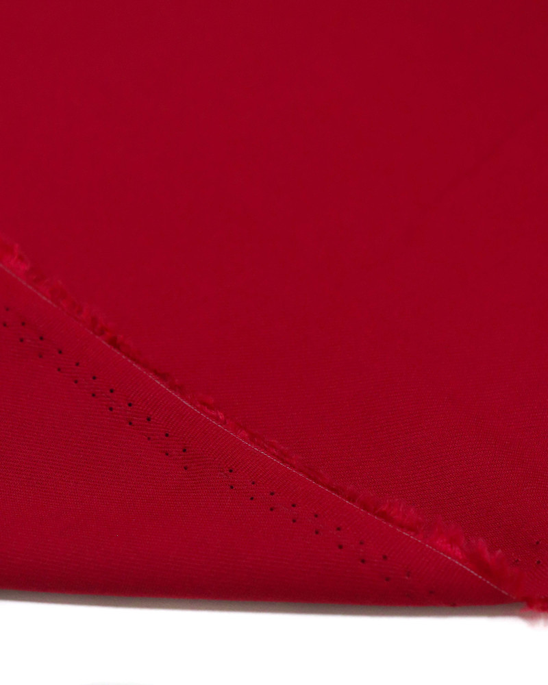 Tecido Viscose Sarjada Vermelho Paixão