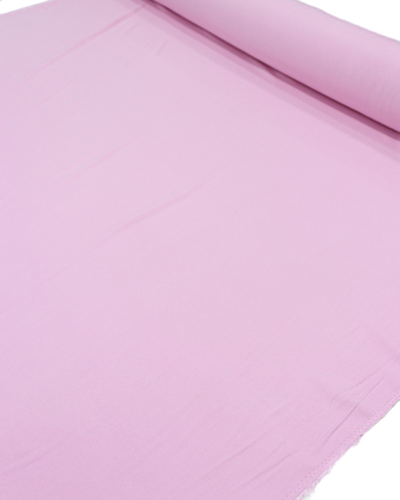 Tecido Viscose Sarjada Rosa Bebê - 10 METROS