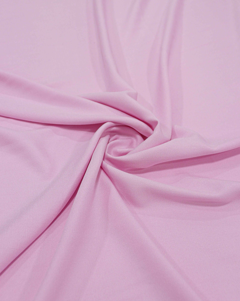 Tecido Viscose Sarjada Rosa Bebê - 10 METROS