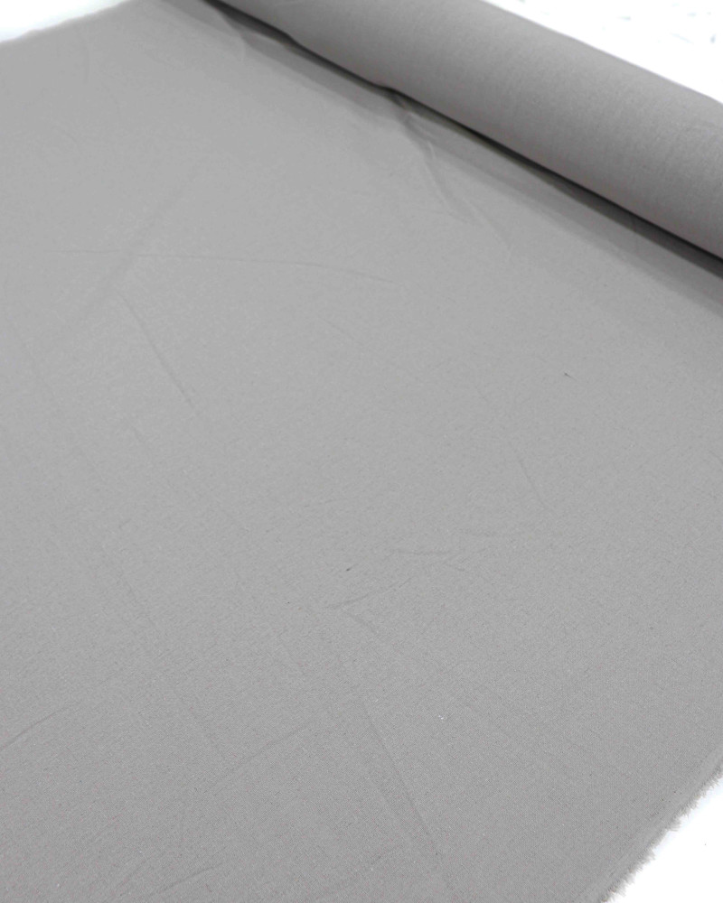 Tecido Linho Misto Rústico Cinza Ártico (1.5m)