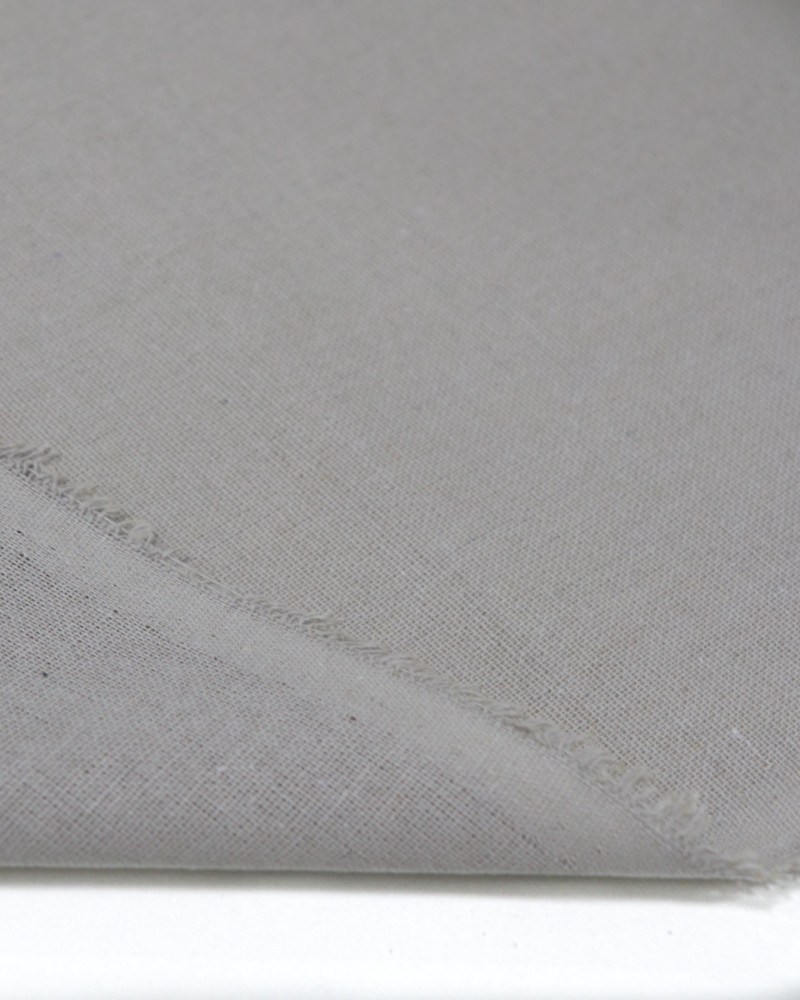 Tecido Linho Misto Rústico Cinza Ártico (1.5m)