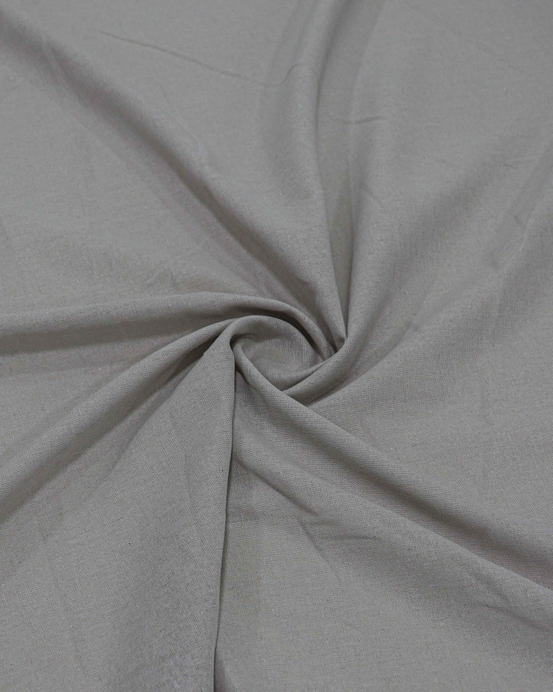 Tecido Linho Misto Rústico Cinza Prata (0.5m)