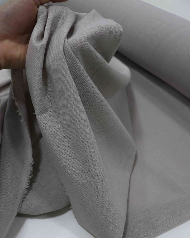 Tecido Linho Misto Rústico Cinza Prata (0.5m)