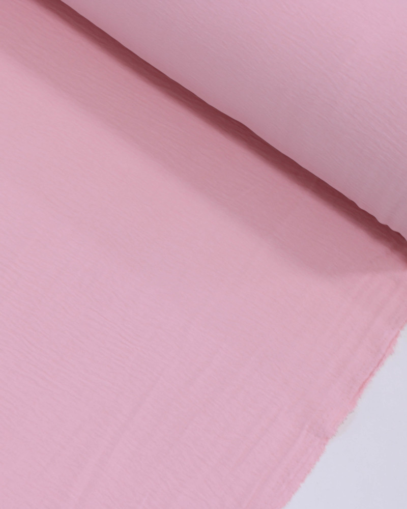 Tecido Crepe Duna Rosa Bebê