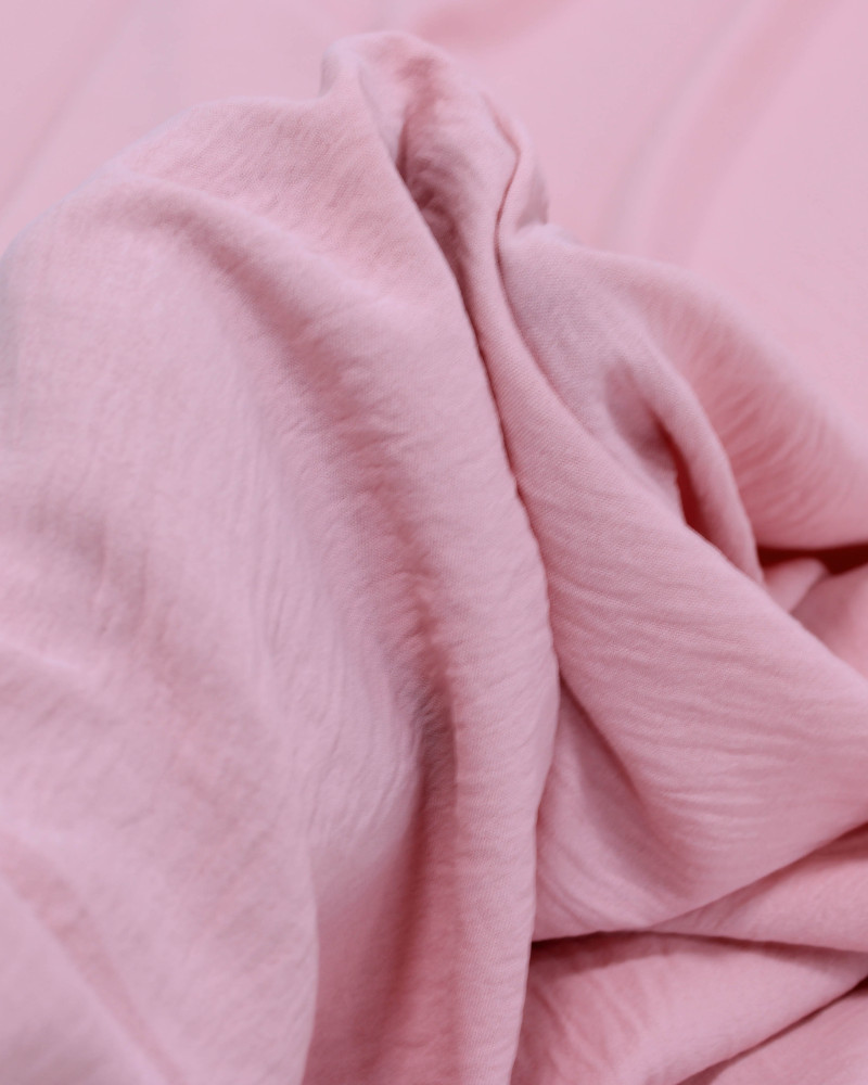 Tecido Crepe Duna Rosa Bebê