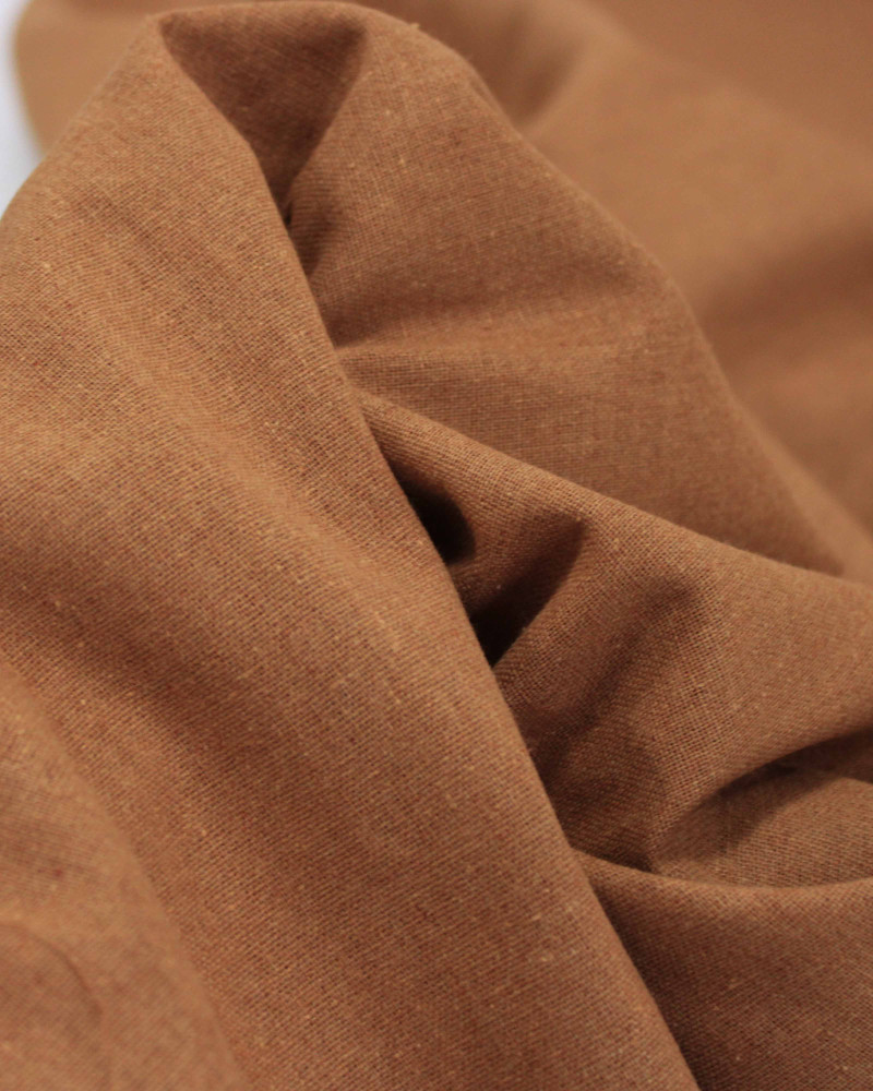 Tecido Linho Misto Rústico Cobre