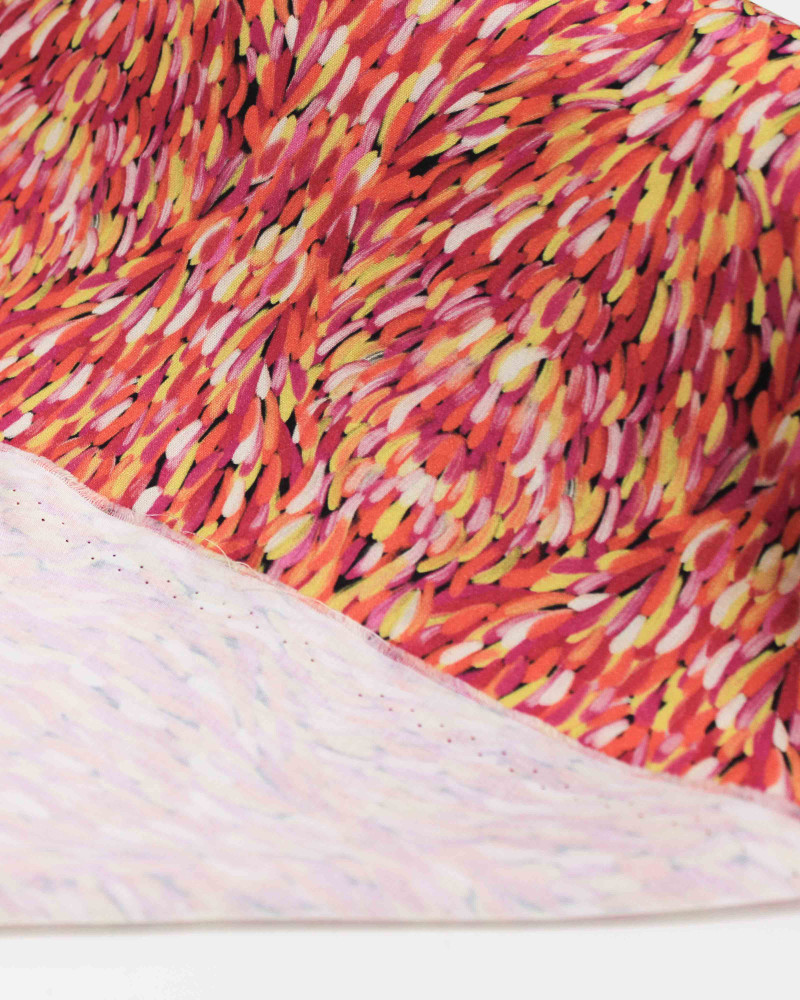 Tecido Viscose Premium Micro Pinceladas Coloridas