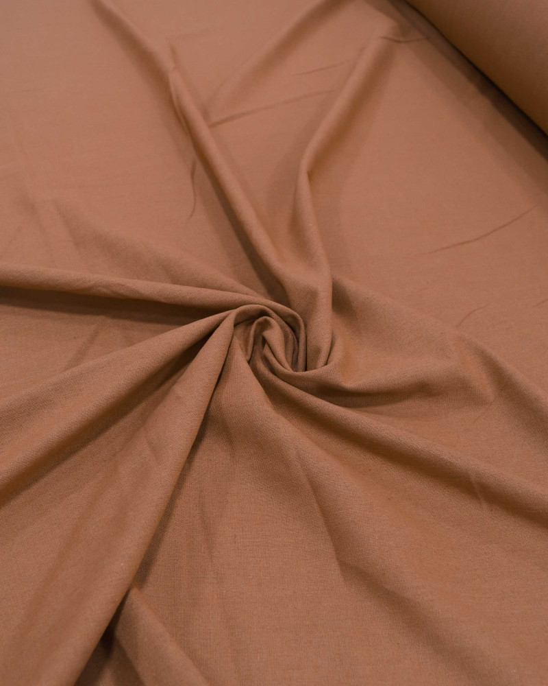 Tecido Linho Misto Rústico Mogno (0.9m)