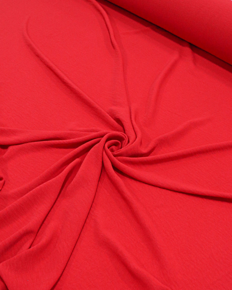 Tecido Crepe Duna Vermelho
