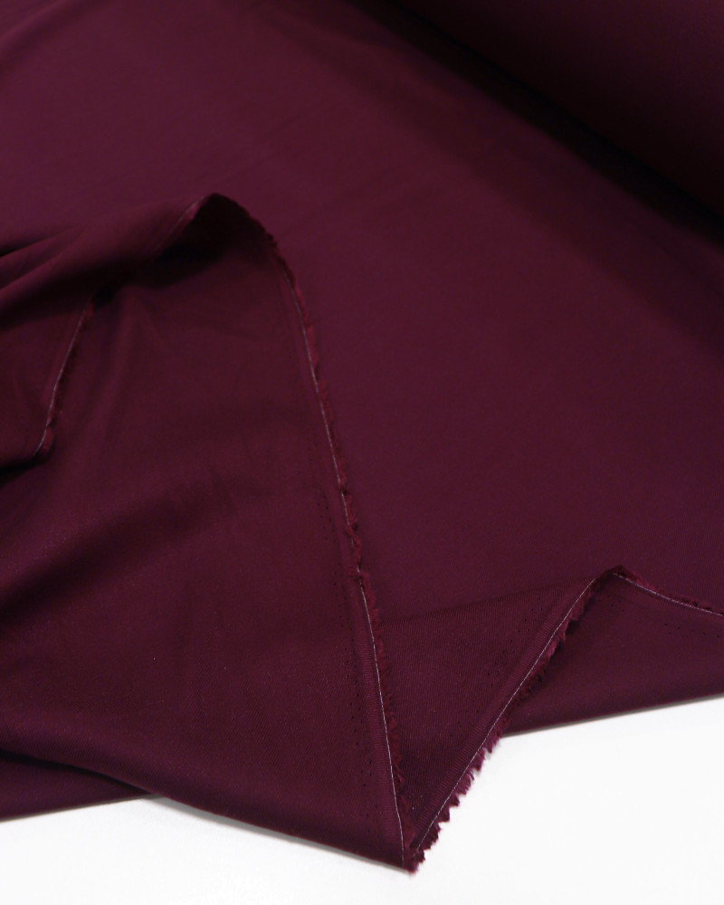 Tecido Viscose Sarjada Vinho