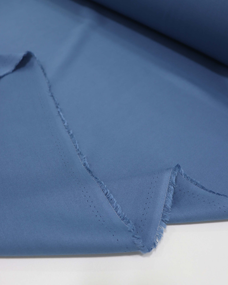 Tecido Viscose Sarjada Azul Cadete