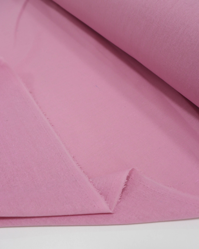 Tecido Linho Misto Rústico Rosa Iogurte (0.6m)