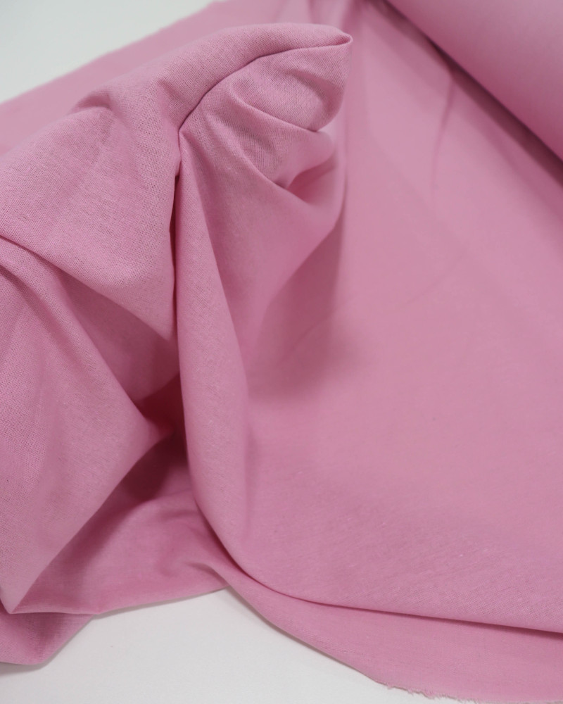 Tecido Linho Misto Rústico Rosa Iogurte (0.6m)