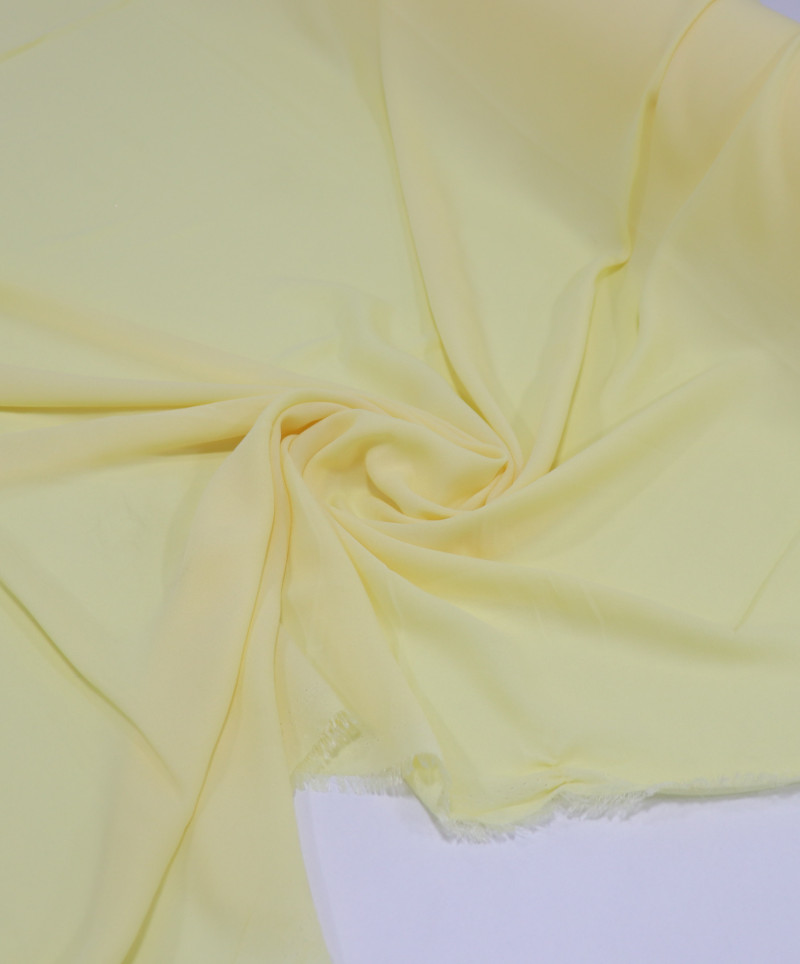 Tecido Crepe GGT Amarelo Claro (0.5m)