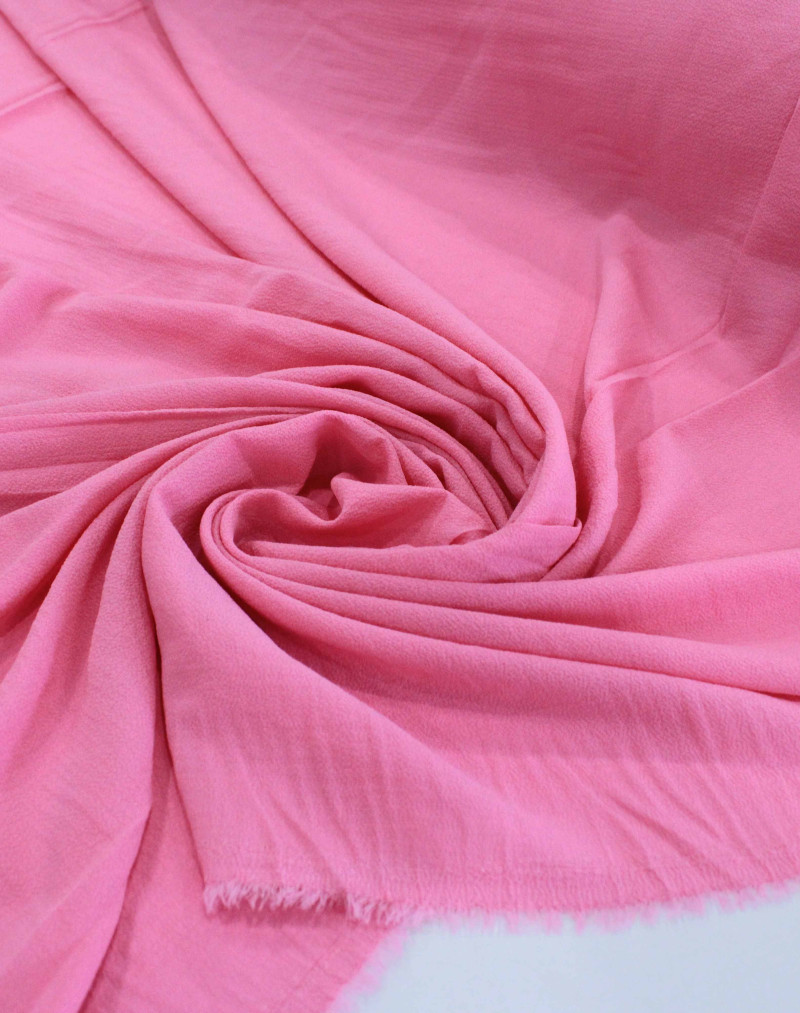 Tecido Crepe Bubble com Elastano Rosa Chiclete