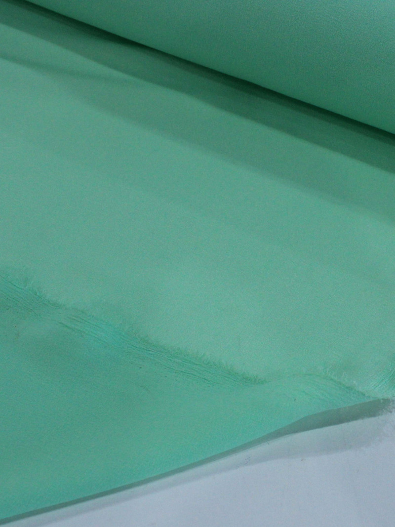 Tecido Crepe Bubble Fino Verde Caribe