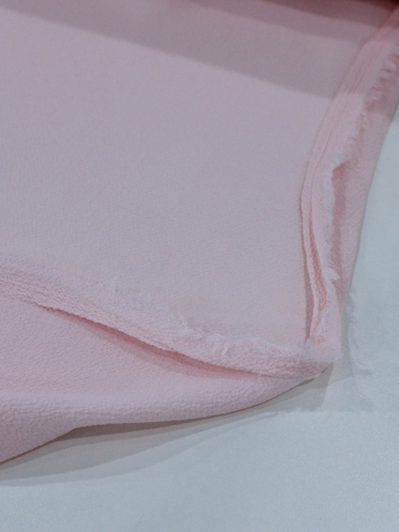 Tecido Crepe Bubble com Elastano Rosa Bebê