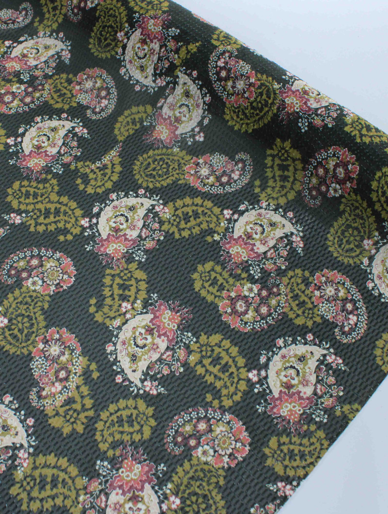 Tecido Crepe Chiffon Italiano Maquinetado Cashmere Tons de Rosa