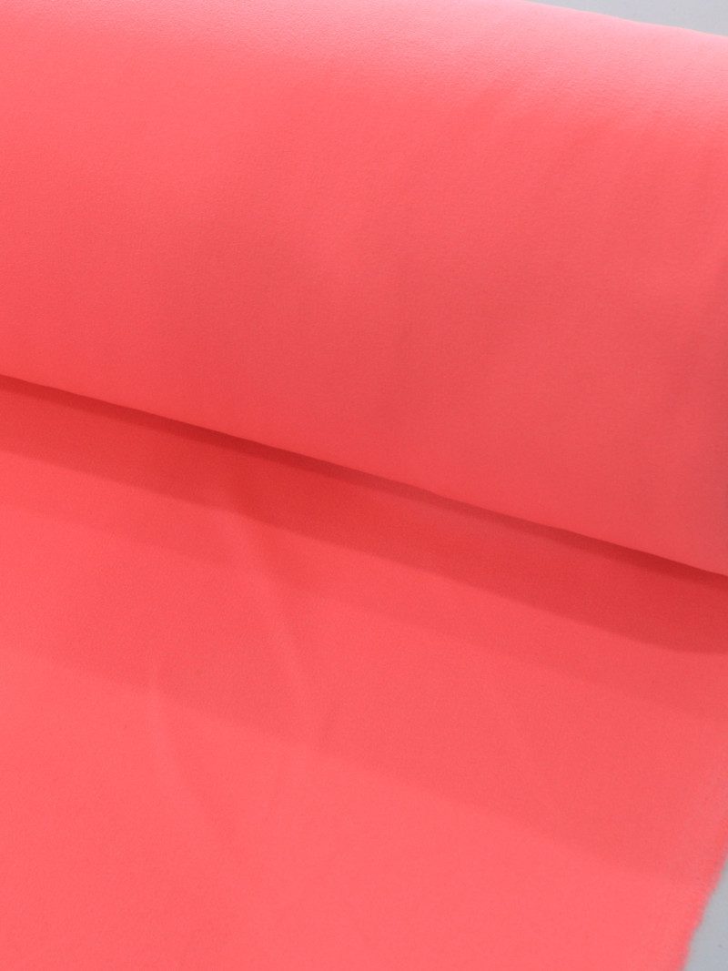 Tecido Crepe de Alfaiataria Rosa Neon