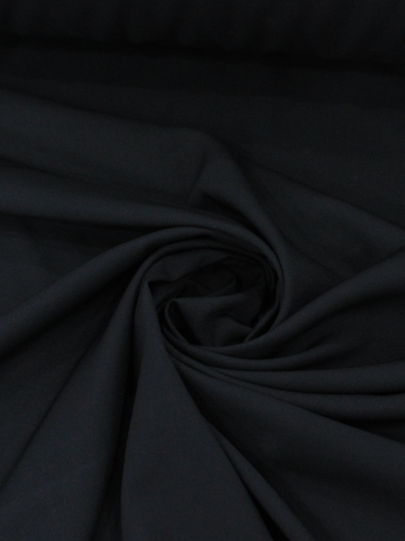 Tecido Crepe de Alfaiataria Preto